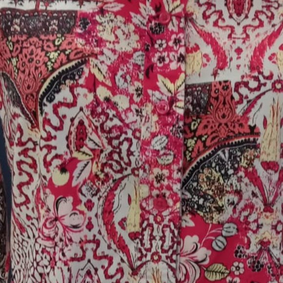 PRINT BLOUSE - Picture 5 of 7